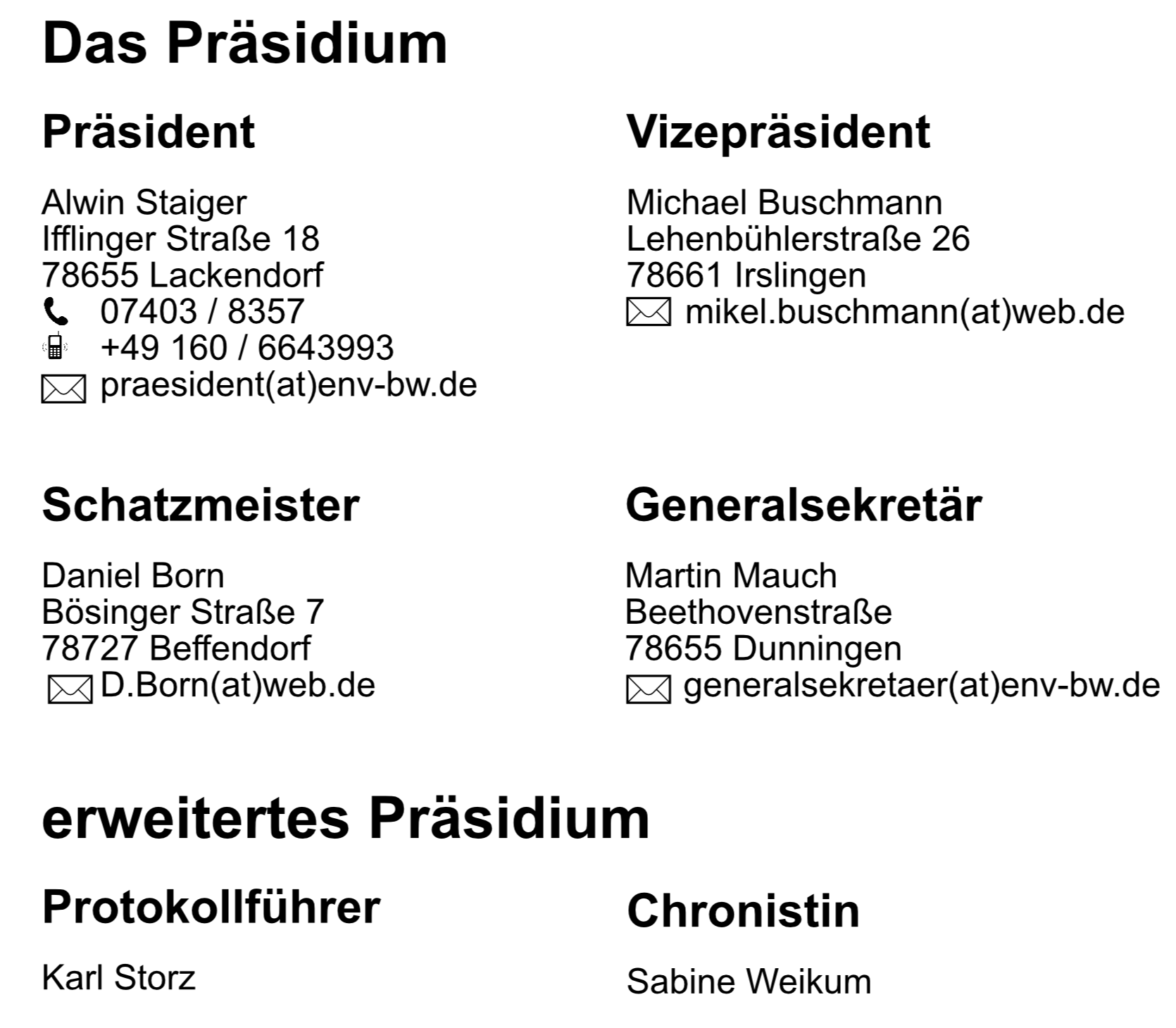 Das Prasidium